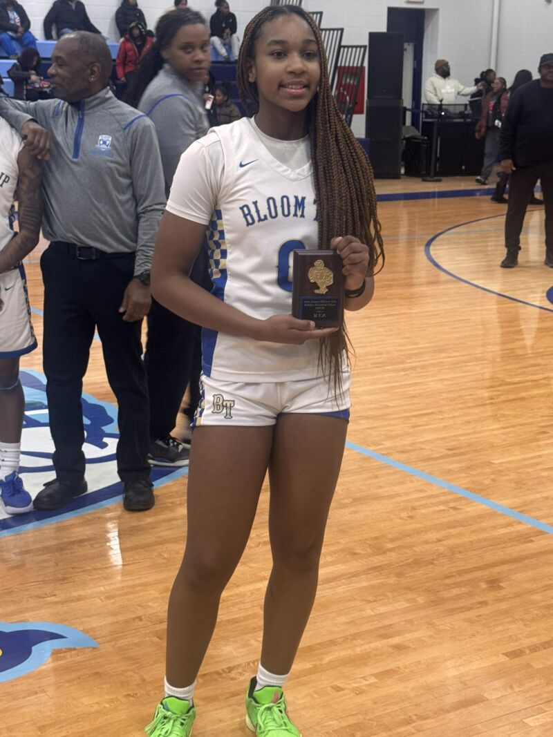 Image for the Tweet beginning: Congratulations Bloom Township Lady Trojans