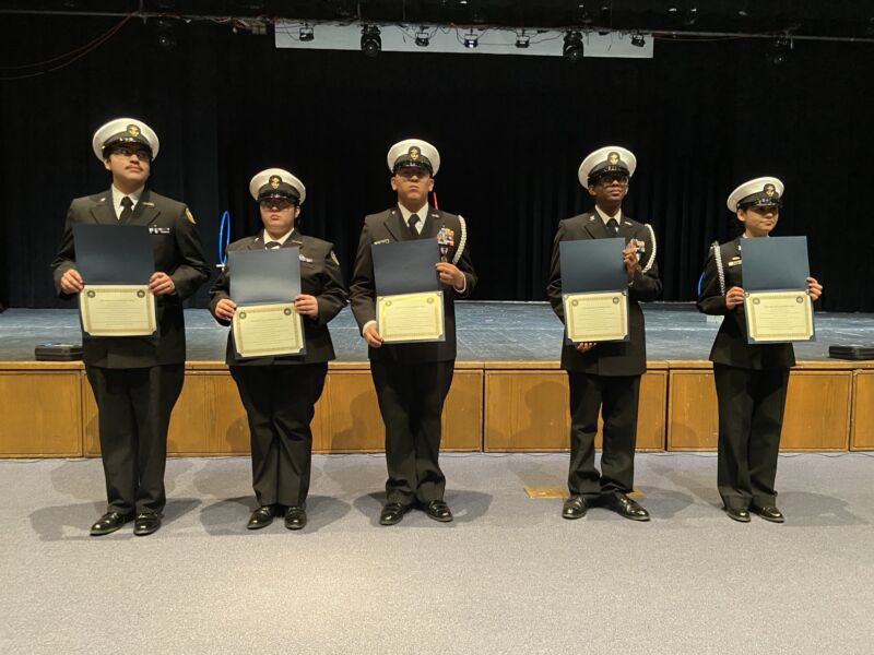 Image for the Tweet beginning: Congratulations to our NJROTC on