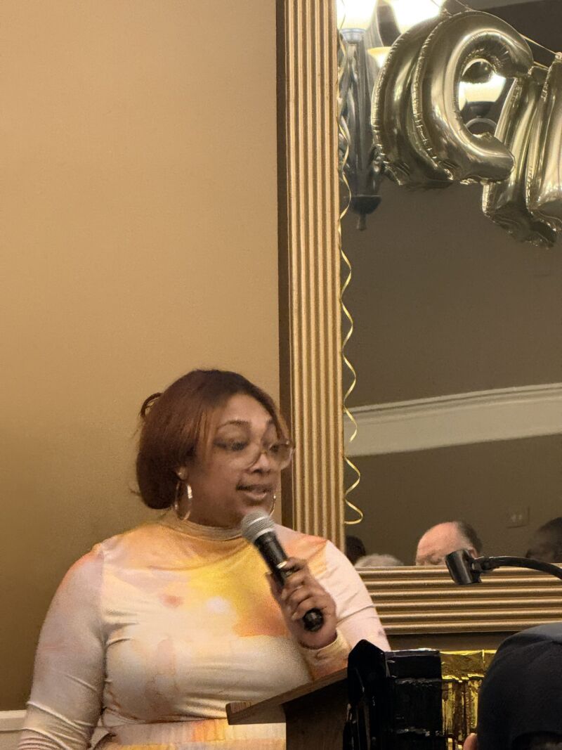 Image for the Tweet beginning: Honoring Archie Amos Scholarship Recipients